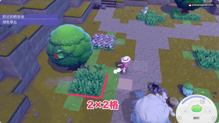 创建绿色的草丛,与小火龙成为朋友