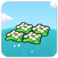 蓬松花田